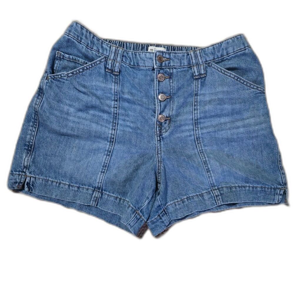 Maurices Denim Shorts w/Elastic Waistband Sz 14